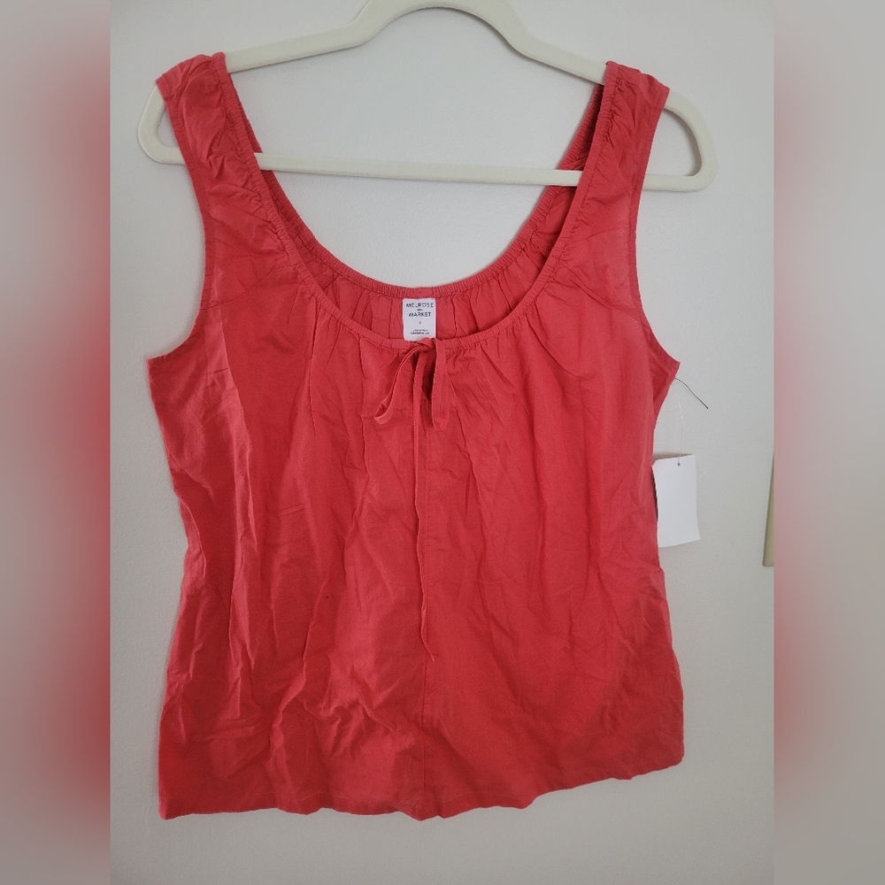 Melrose And Market 100% Cotton Sleeveless Top NWT